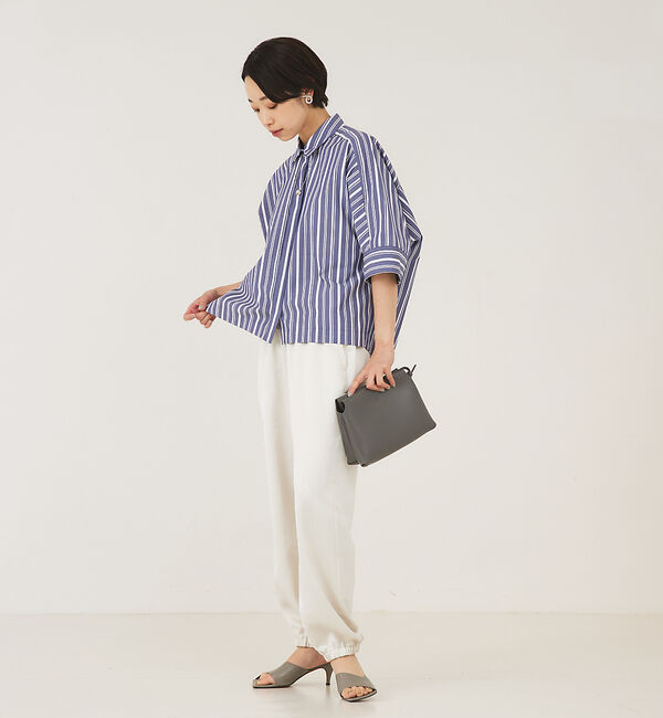 qualite「ヴィンテージサテンドローパンツ」|その他|