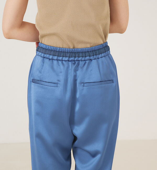 qualite「ヴィンテージサテンドローパンツ」|その他|