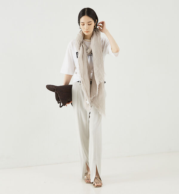 The Store by C' 「【COCUCA】フロント スリットパンツ」|スラックス|