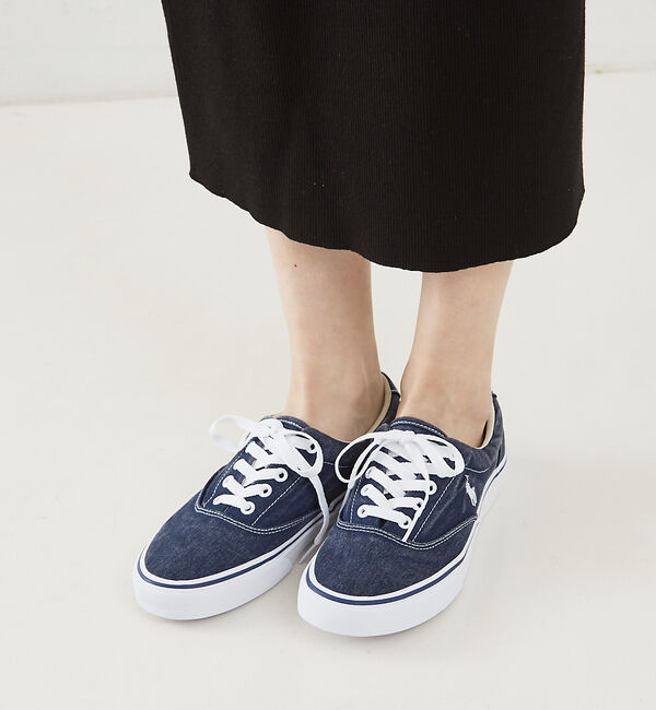 The Store by C' 「【POLO RALPH LAUREN 】ウォッシュドキャンバススニーカー」|スニーカー|
