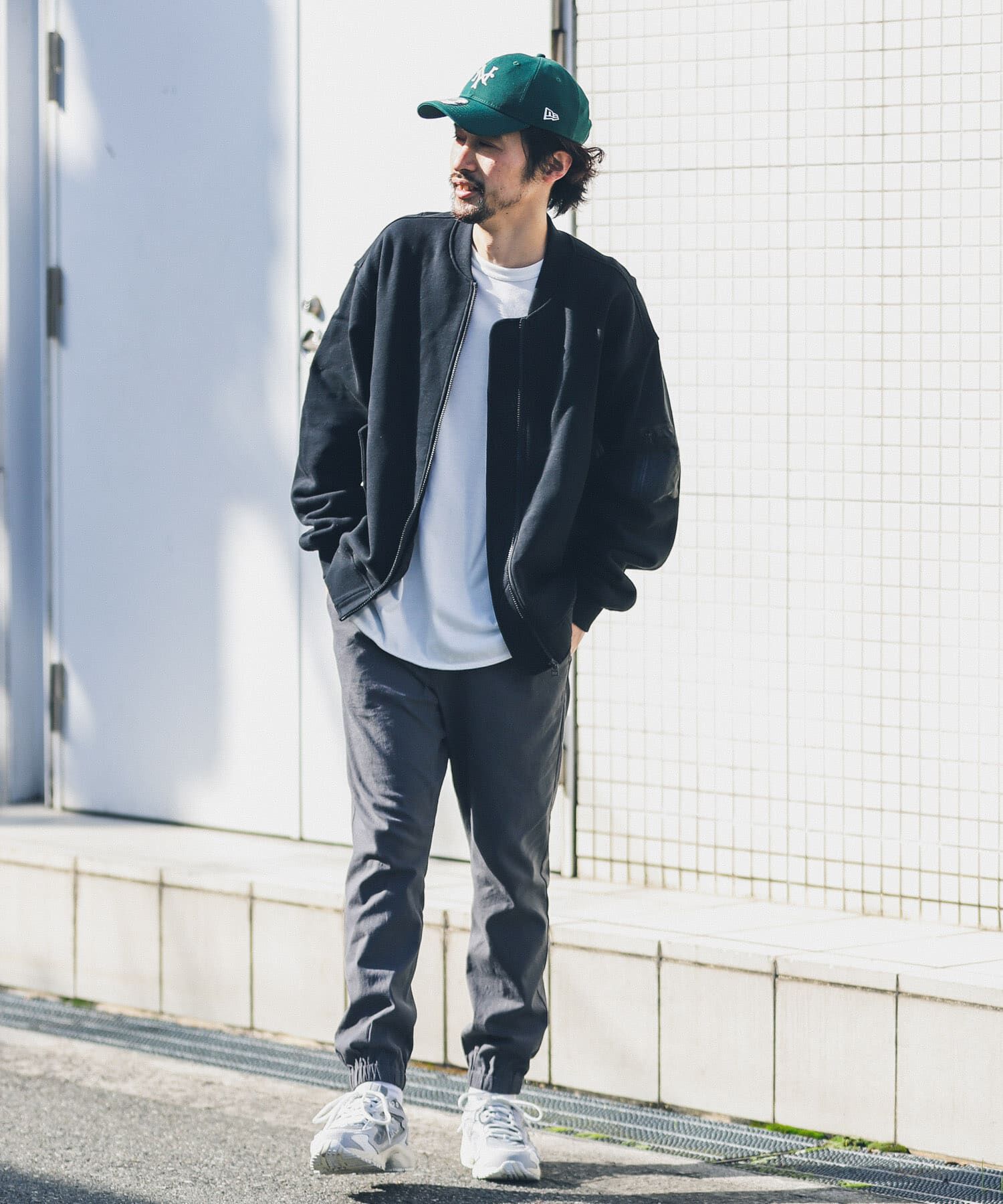 Sonny Label 「裏毛スウェットMA-1ブルゾン」|ブルゾン・スタジャン|