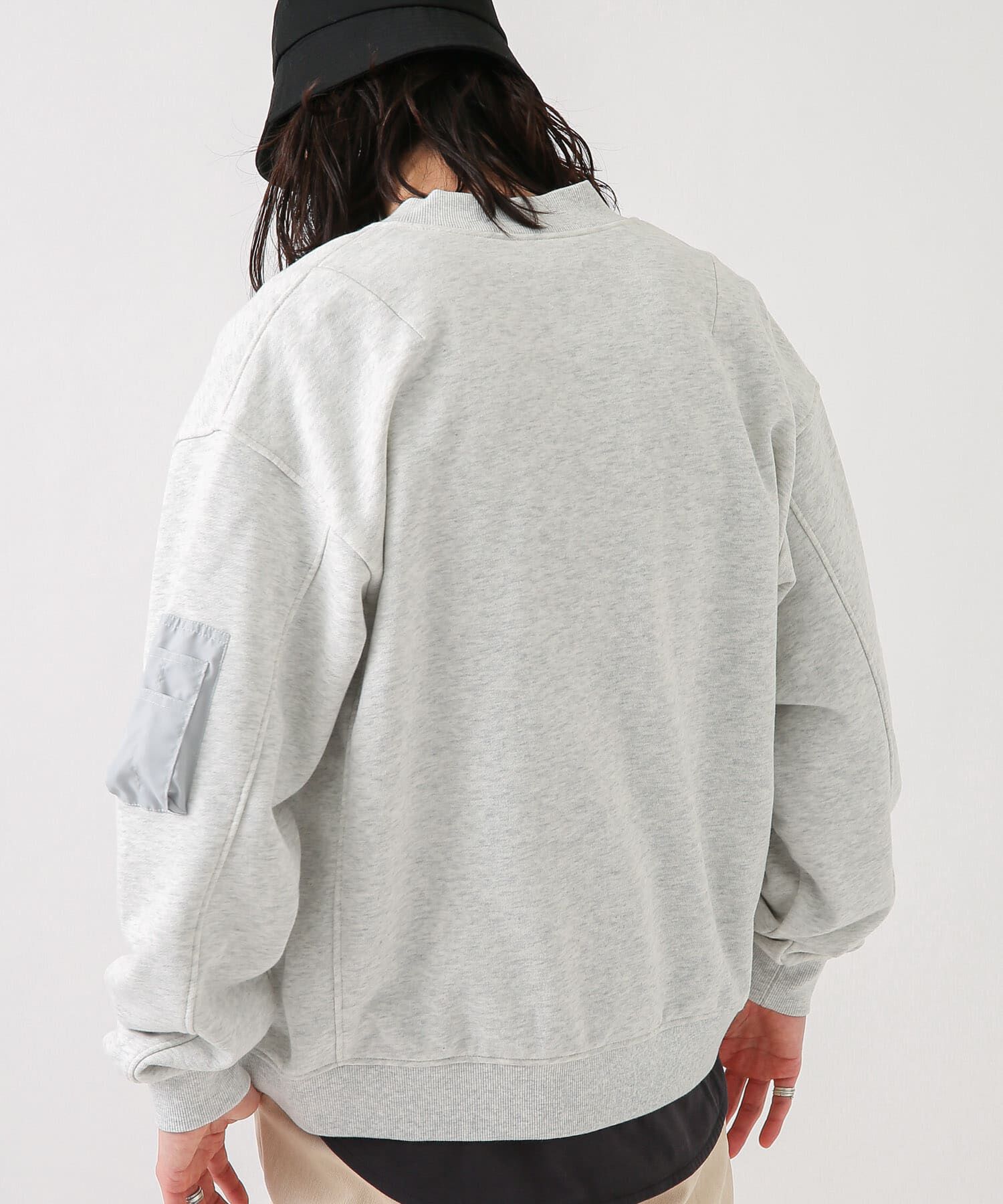 Sonny Label 「裏毛スウェットMA-1ブルゾン」|ブルゾン・スタジャン|