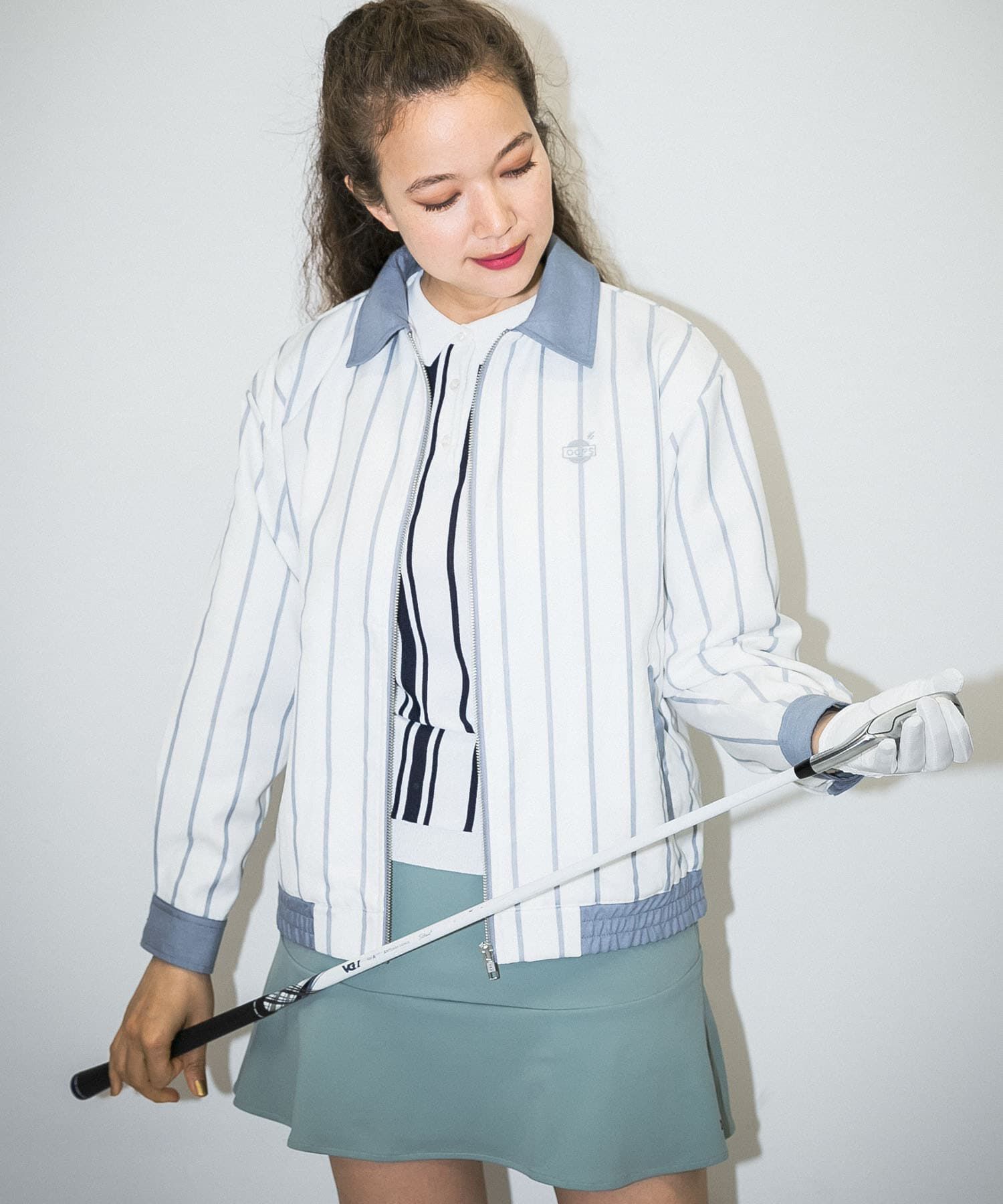 Sonny Label 「OOPS　先染めストライプブルゾン」|ブルゾン・スタジャン|