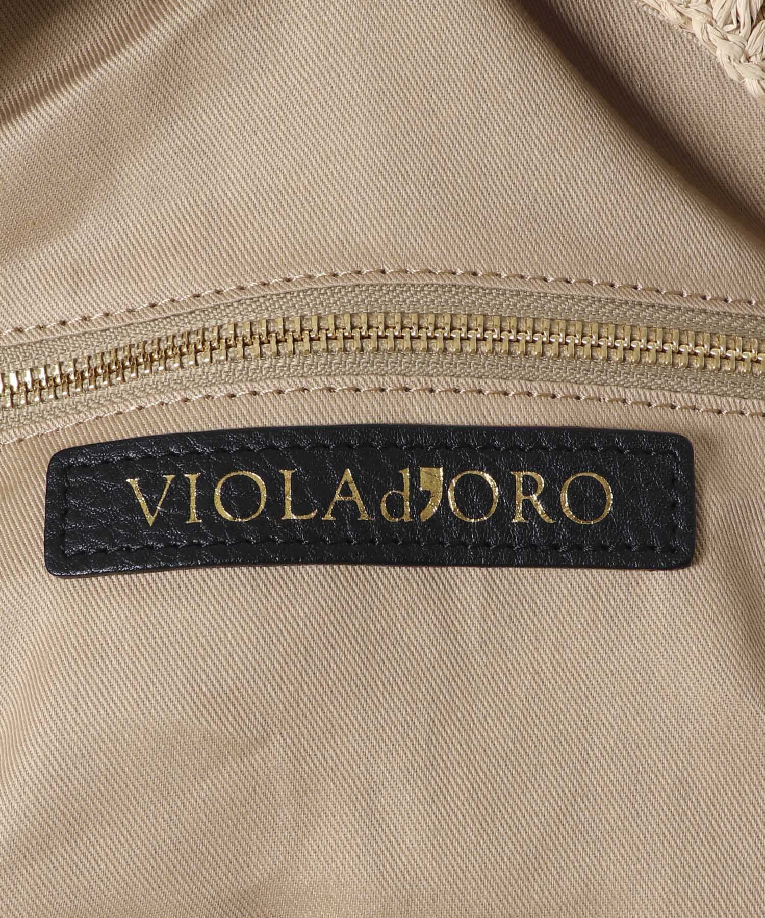 URBAN RESEARCH ROSSO「VIOLAd&rsquo;ORO　ラフィアワンショルダーバッグ」|かごバッグ|