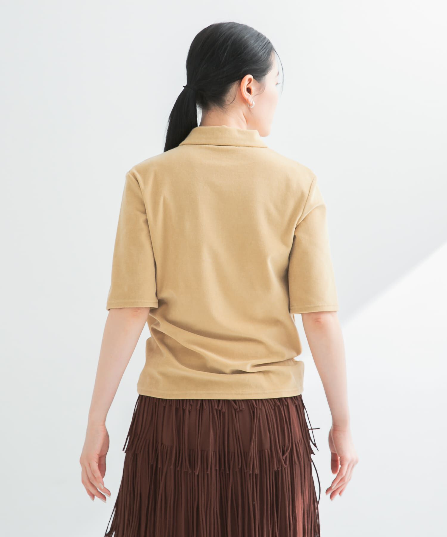 URBAN RESEARCH「パイルポロ衿カットソー」|Tシャツ・カットソー|