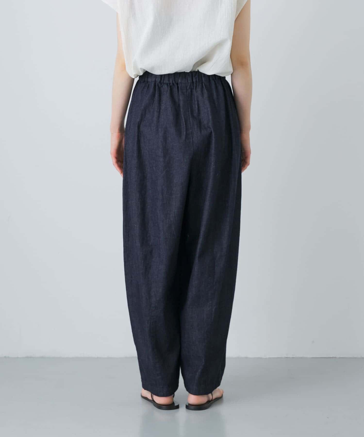 かぐれ「デニムボリュームパンツ」|デニム|