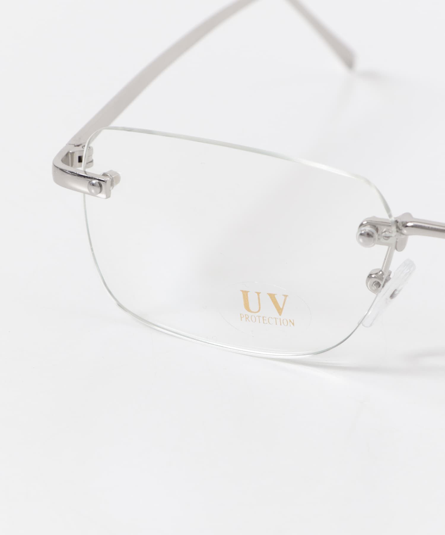 SMELLY「リムレススクエアダテメガネ」|メガネ|