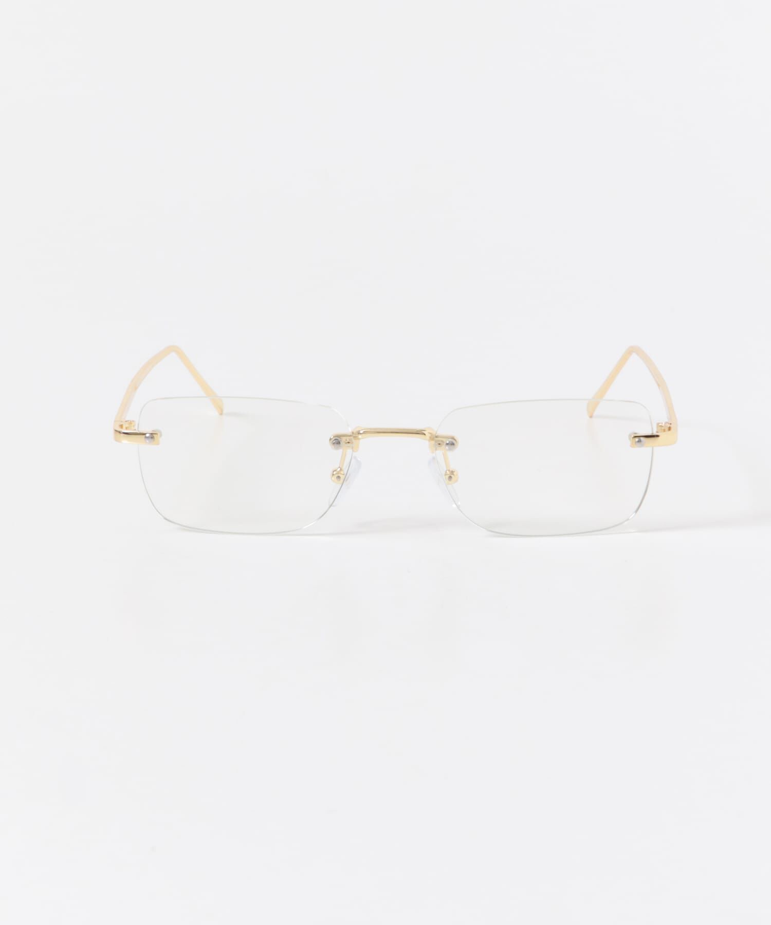 SMELLY「リムレススクエアダテメガネ」|メガネ|