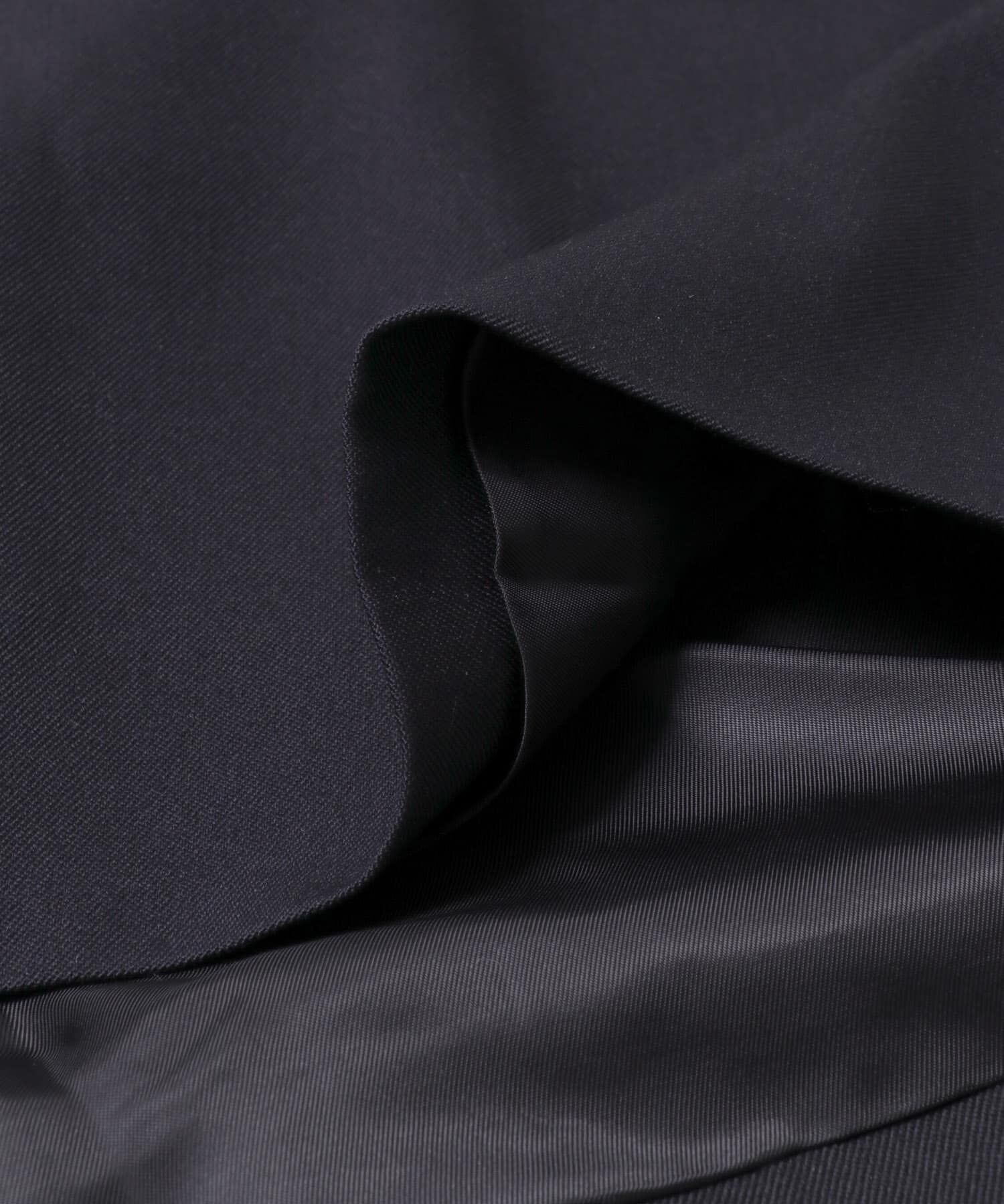 かぐれ「ウーステッドウールコート」|ノーカラーコート|