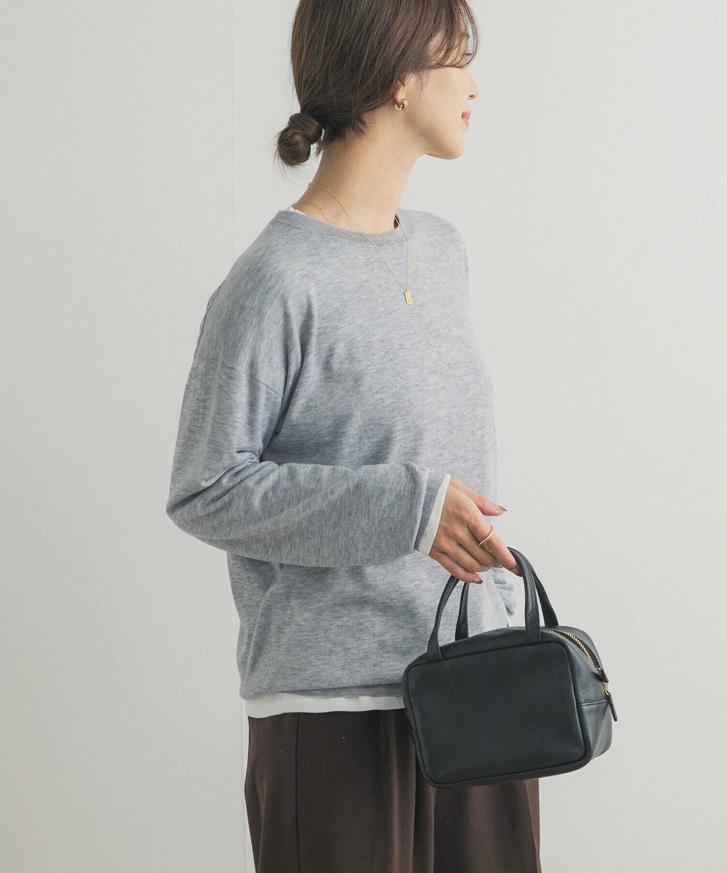 URBAN RESEARCH DOORS「レイヤードSETプルオーバー」|ニット・セーター|