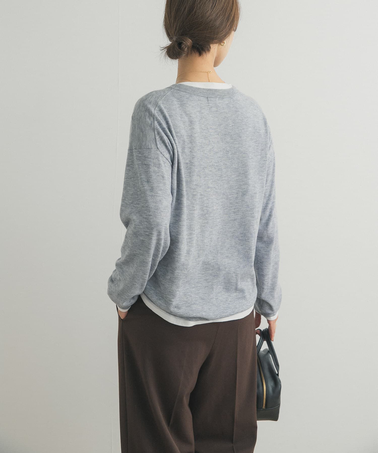 URBAN RESEARCH DOORS「レイヤードSETプルオーバー」|ニット・セーター|