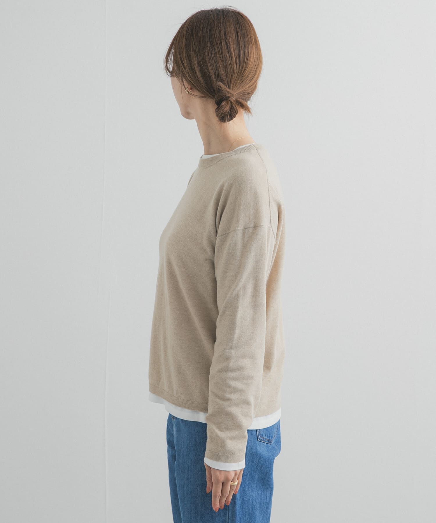 URBAN RESEARCH DOORS「レイヤードSETプルオーバー」|ニット・セーター|