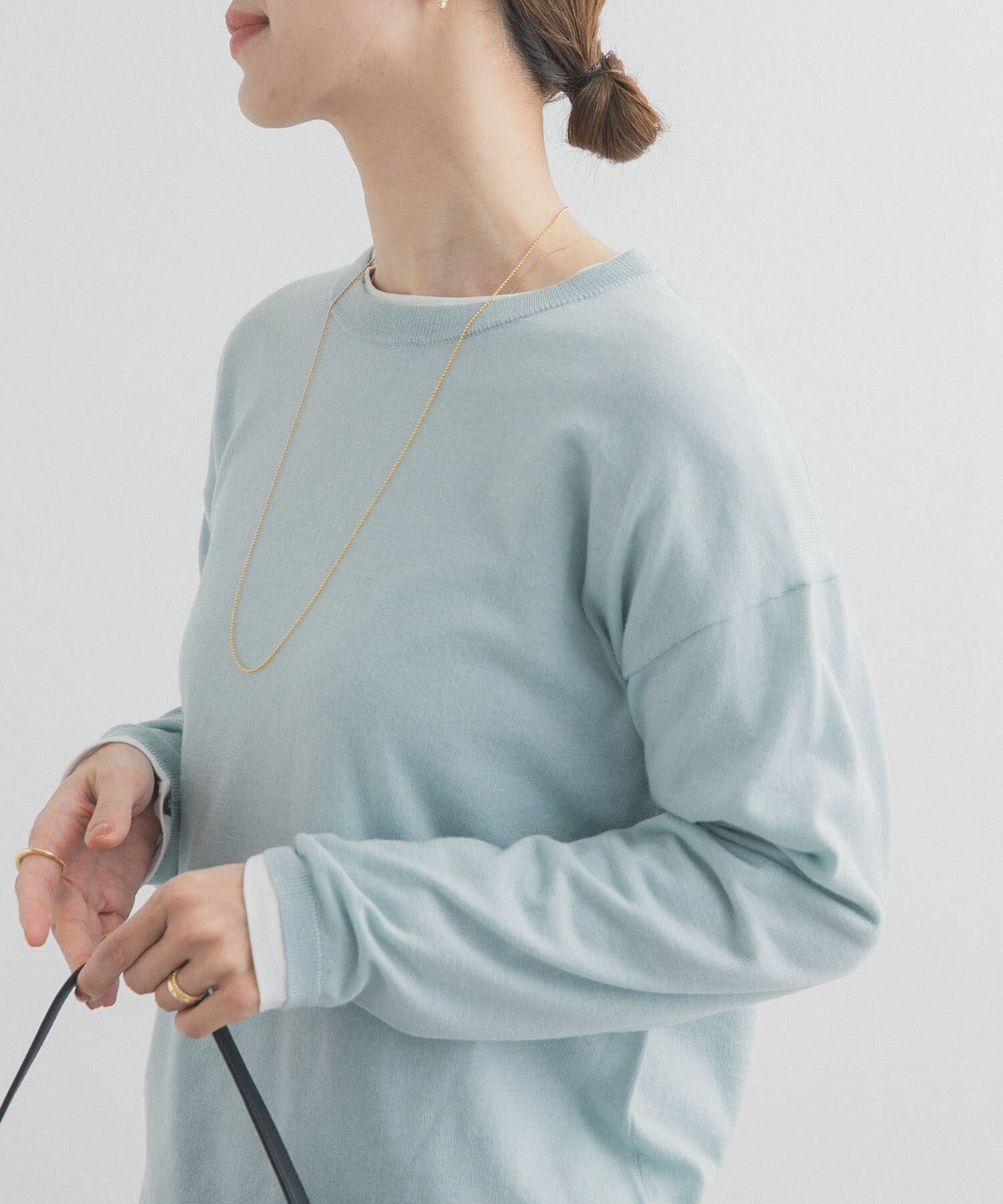 URBAN RESEARCH DOORS「レイヤードSETプルオーバー」|ニット・セーター|