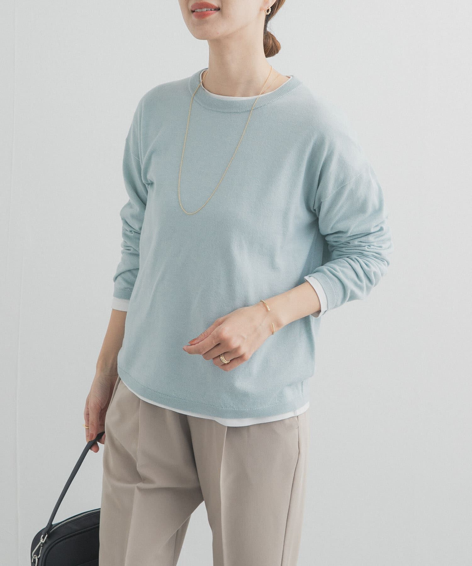 URBAN RESEARCH DOORS「レイヤードSETプルオーバー」|ニット・セーター|