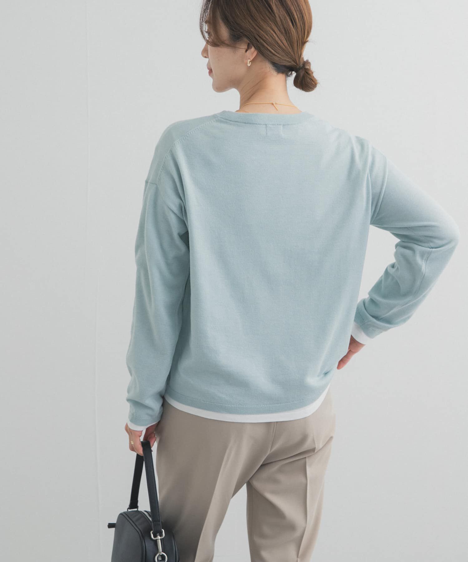 URBAN RESEARCH DOORS「レイヤードSETプルオーバー」|ニット・セーター|