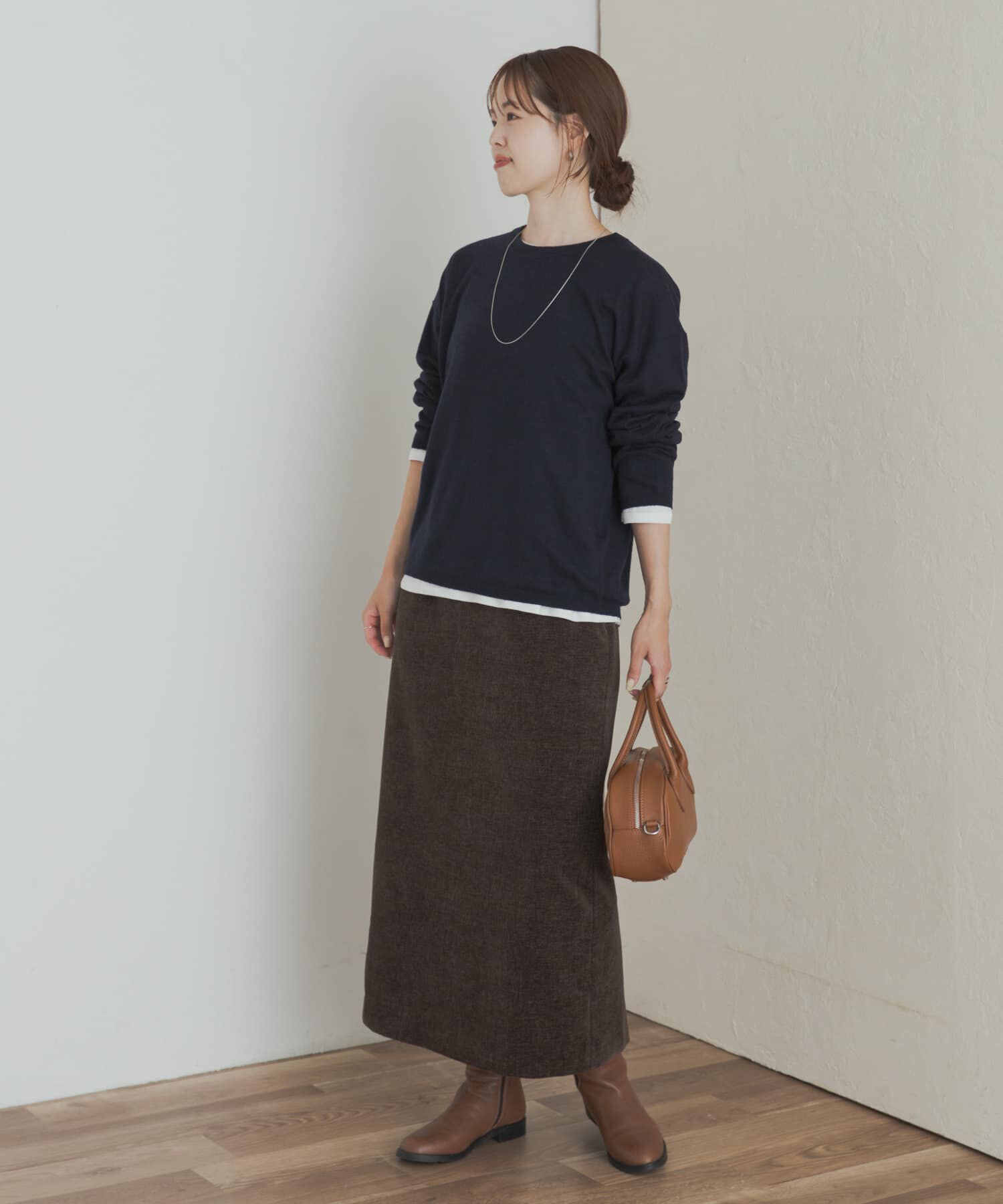 URBAN RESEARCH DOORS「レイヤードSETプルオーバー」|ニット・セーター|