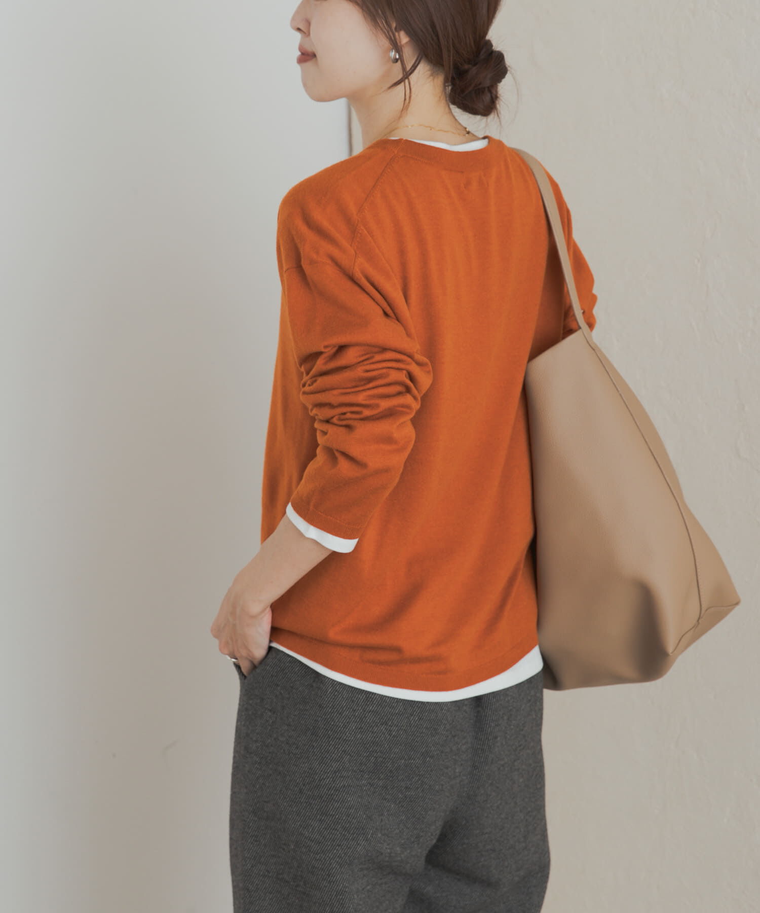 URBAN RESEARCH DOORS「レイヤードSETプルオーバー」|ニット・セーター|