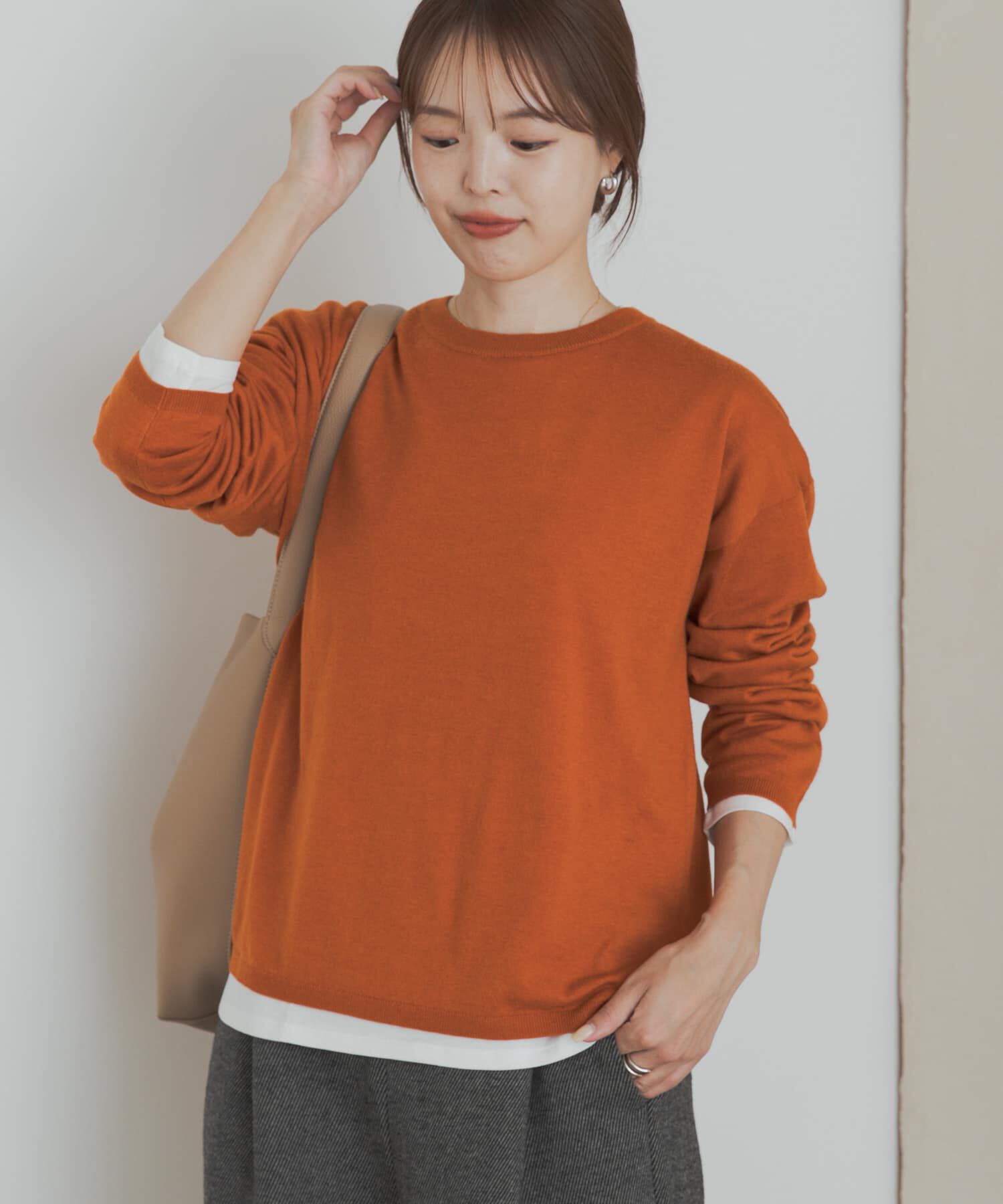 URBAN RESEARCH DOORS「レイヤードSETプルオーバー」|ニット・セーター|