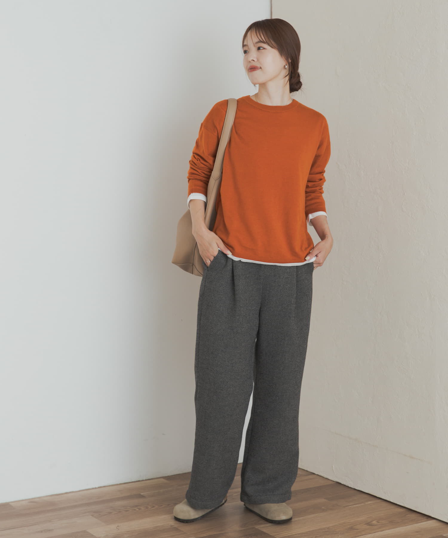 URBAN RESEARCH DOORS「レイヤードSETプルオーバー」|ニット・セーター|