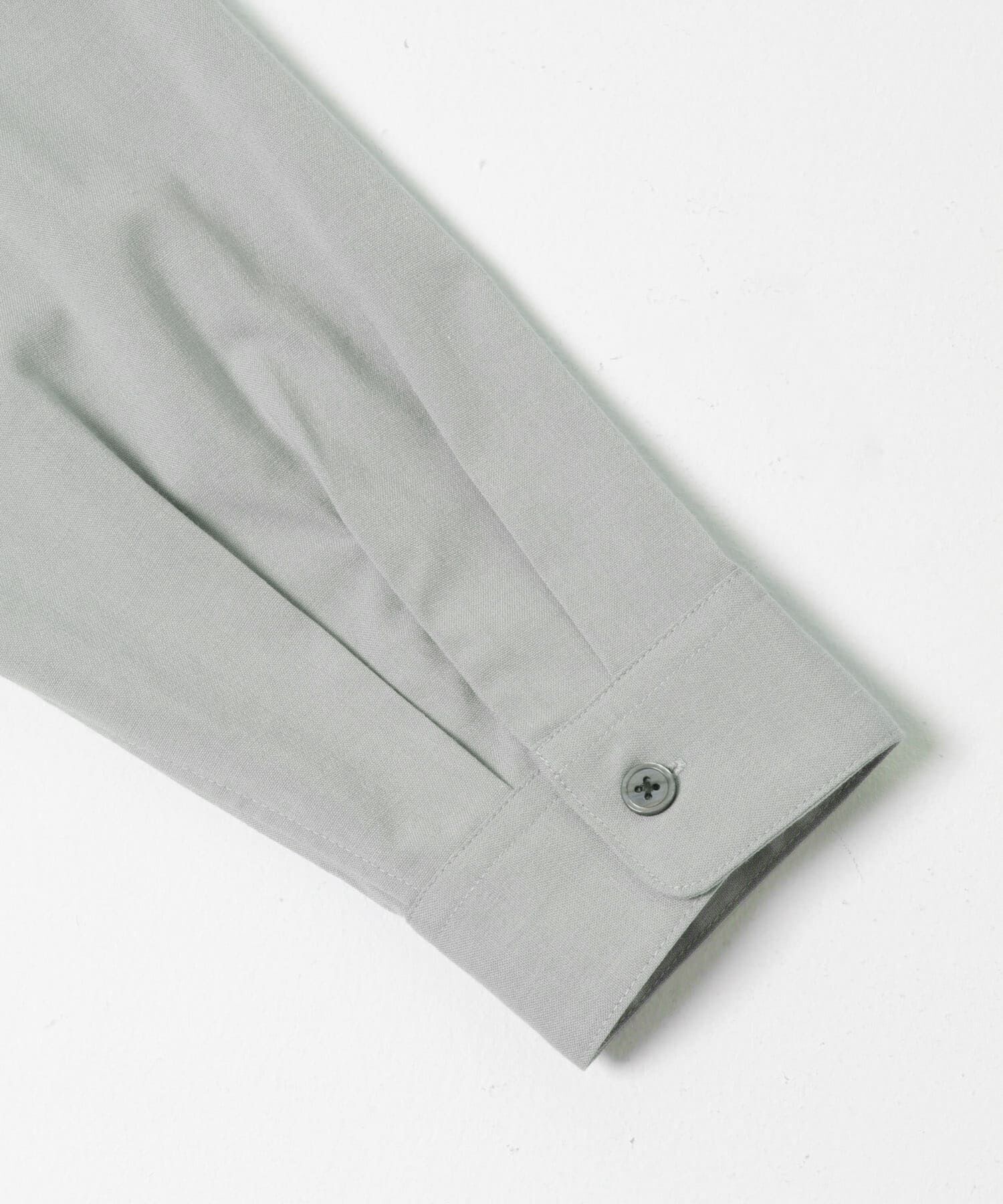 URBAN RESEARCH DOORS「ウールライクシャツジャケット」|ノーカラーコート|