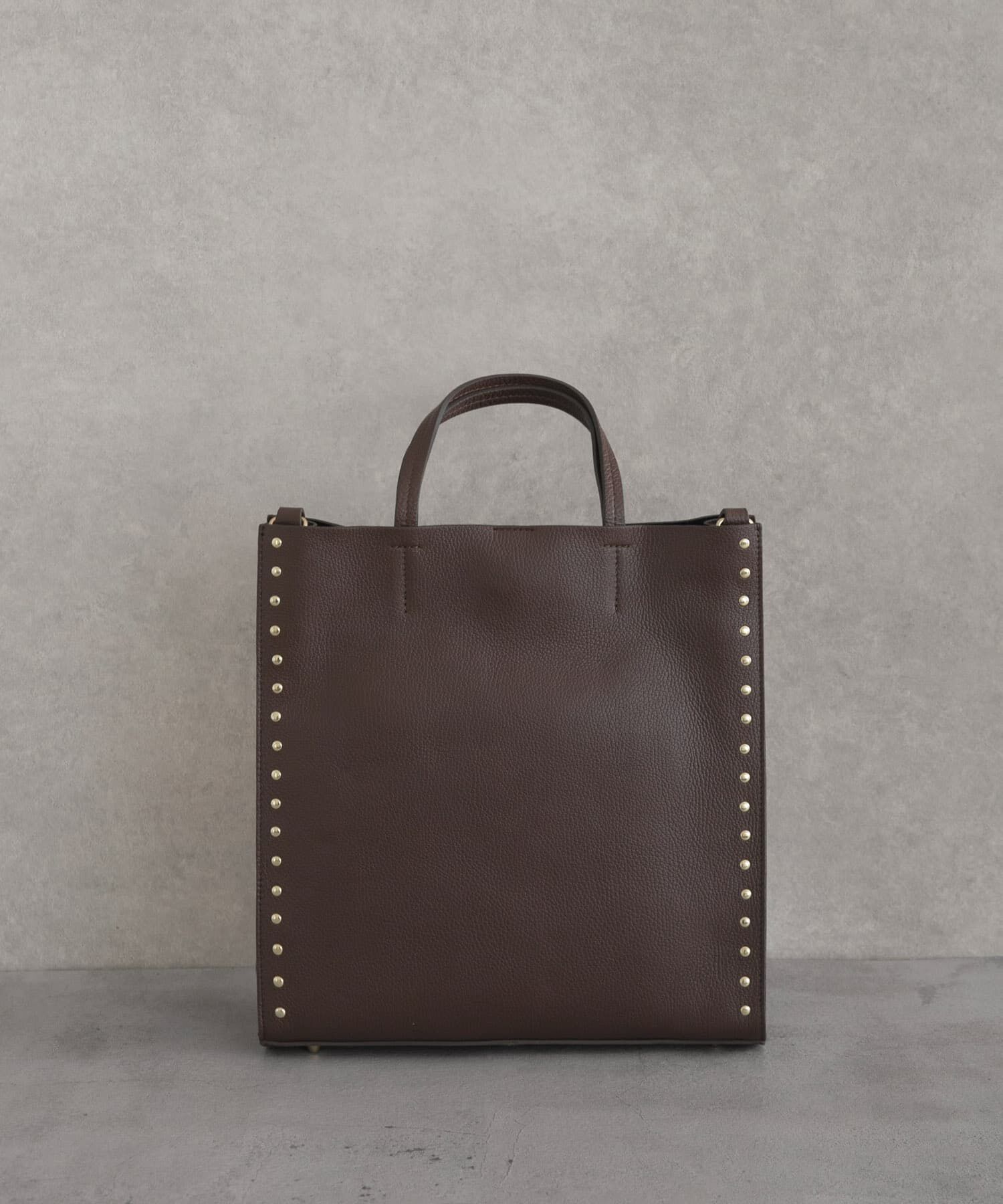 URBAN RESEARCH ROSSO「AULENTTI　スタッズスクエアバッグ」|ハンドバッグ|