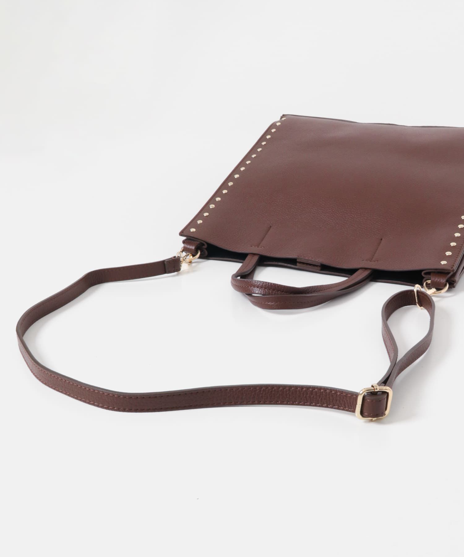 URBAN RESEARCH ROSSO「AULENTTI　スタッズスクエアバッグ」|ハンドバッグ|