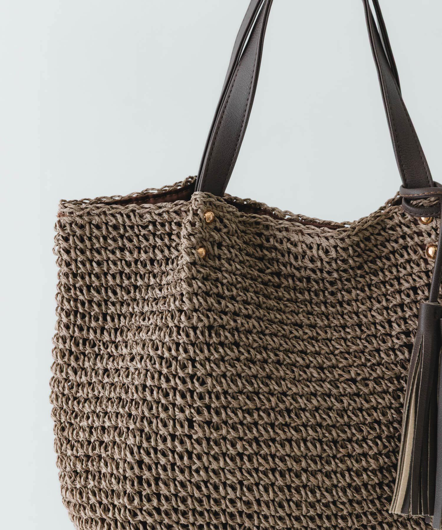 RODE SKO「タッセル付ペーパーバッグ」|トートバッグ|