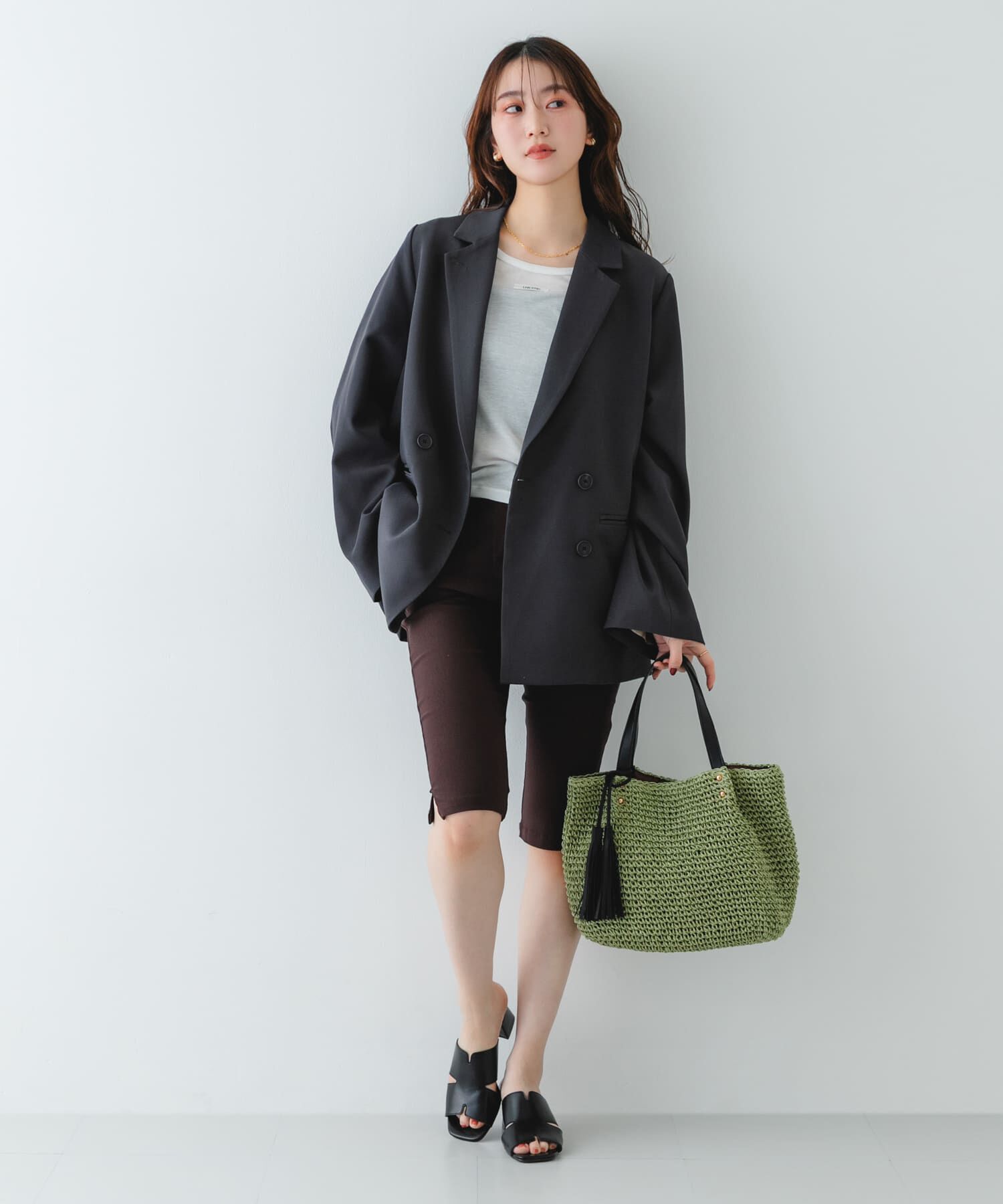 RODE SKO「タッセル付ペーパーバッグ」|トートバッグ|