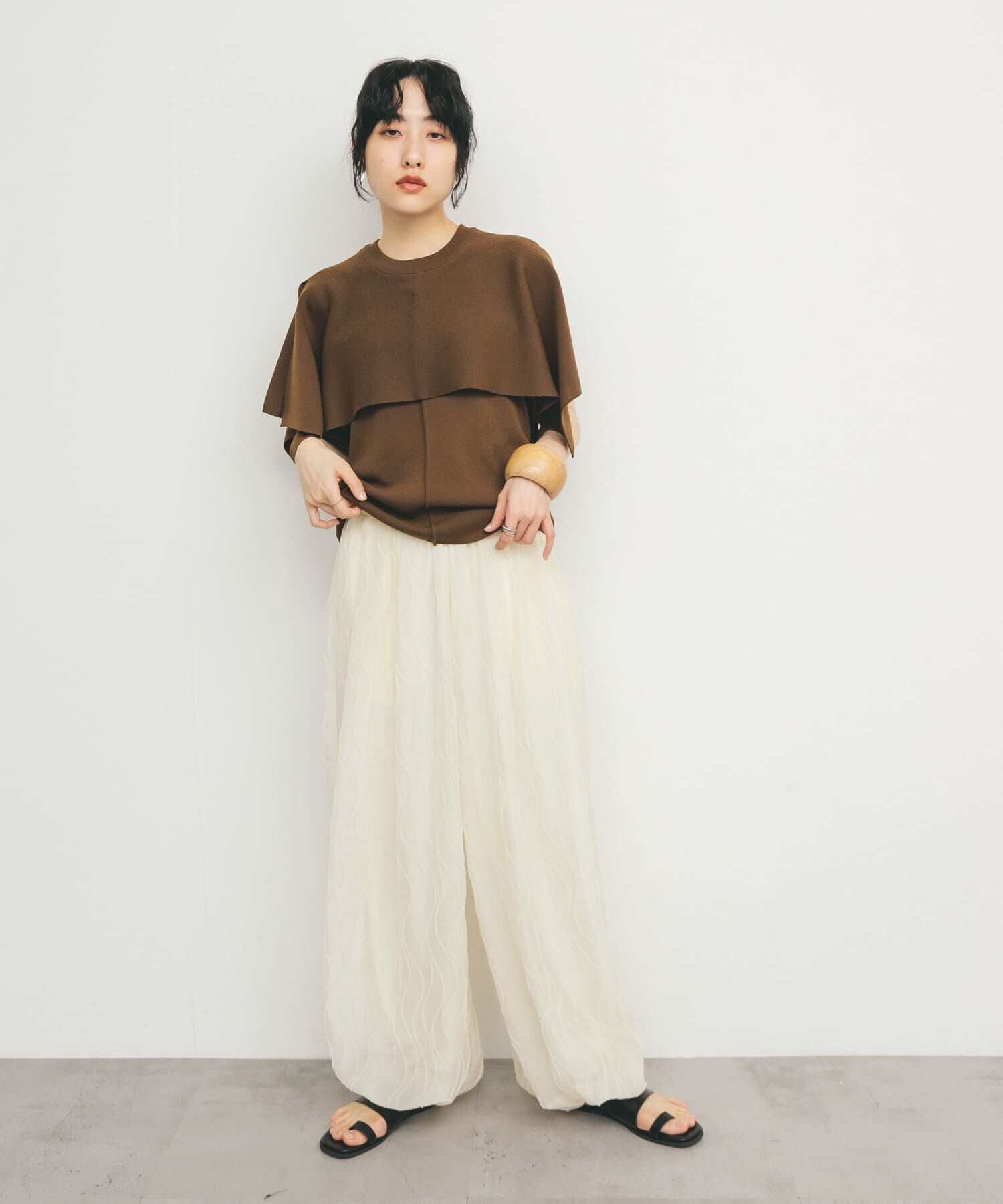  「スリットスリーブニット」|ニット・セーター|