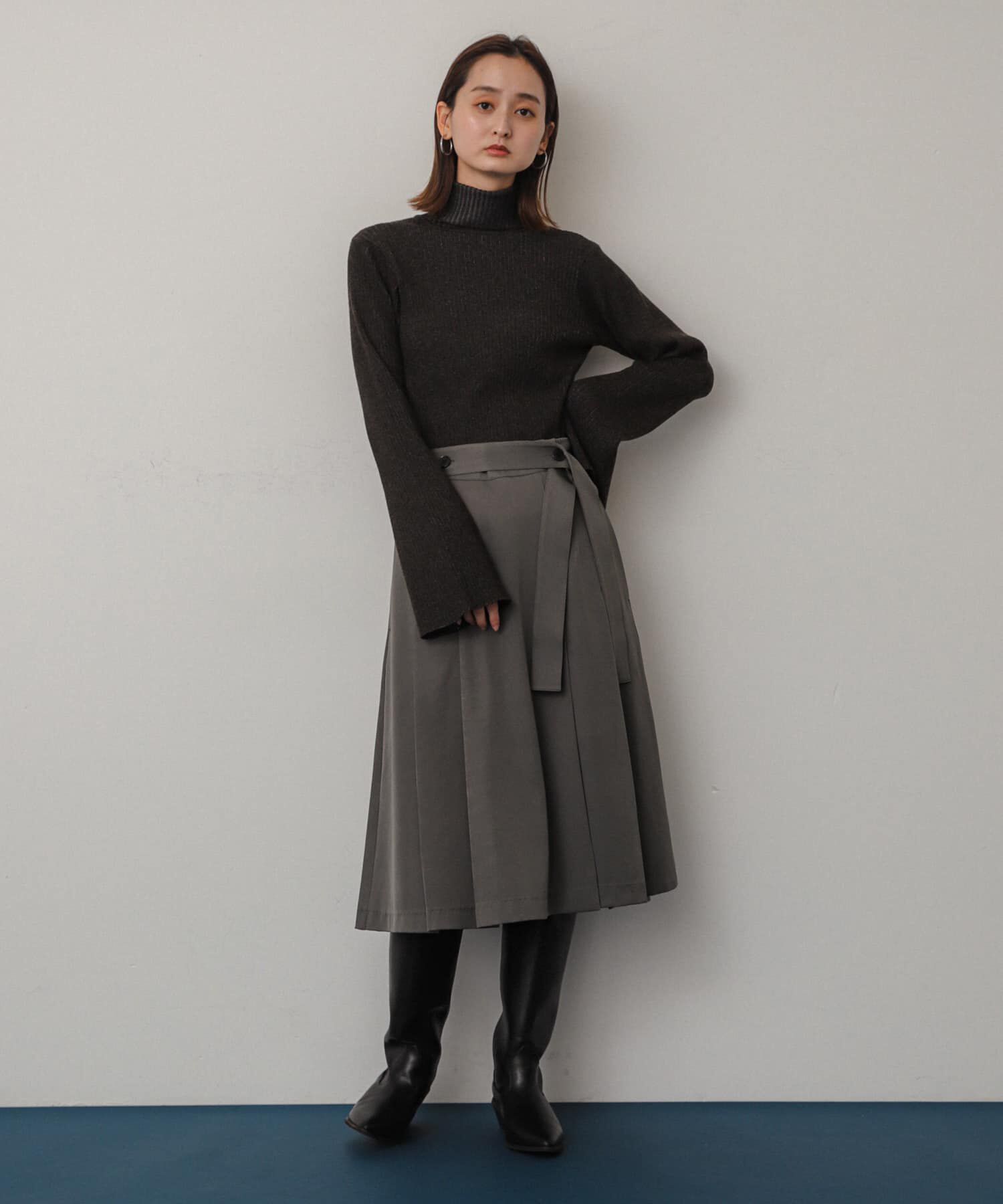 SENSE OF PLACE by URBAN RESEARCH「プリーツミディスカート」|スカート|