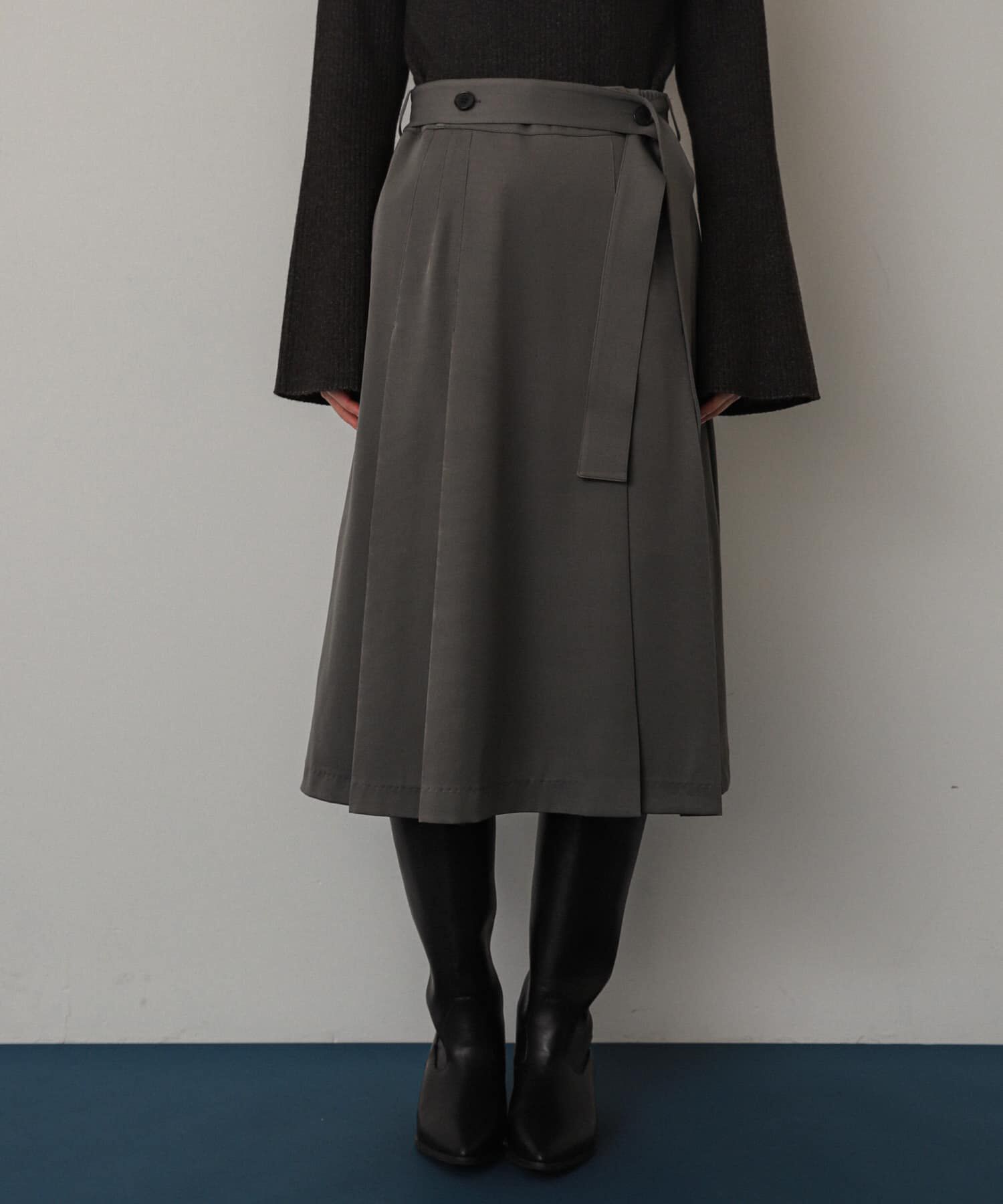 SENSE OF PLACE by URBAN RESEARCH「プリーツミディスカート」|スカート|