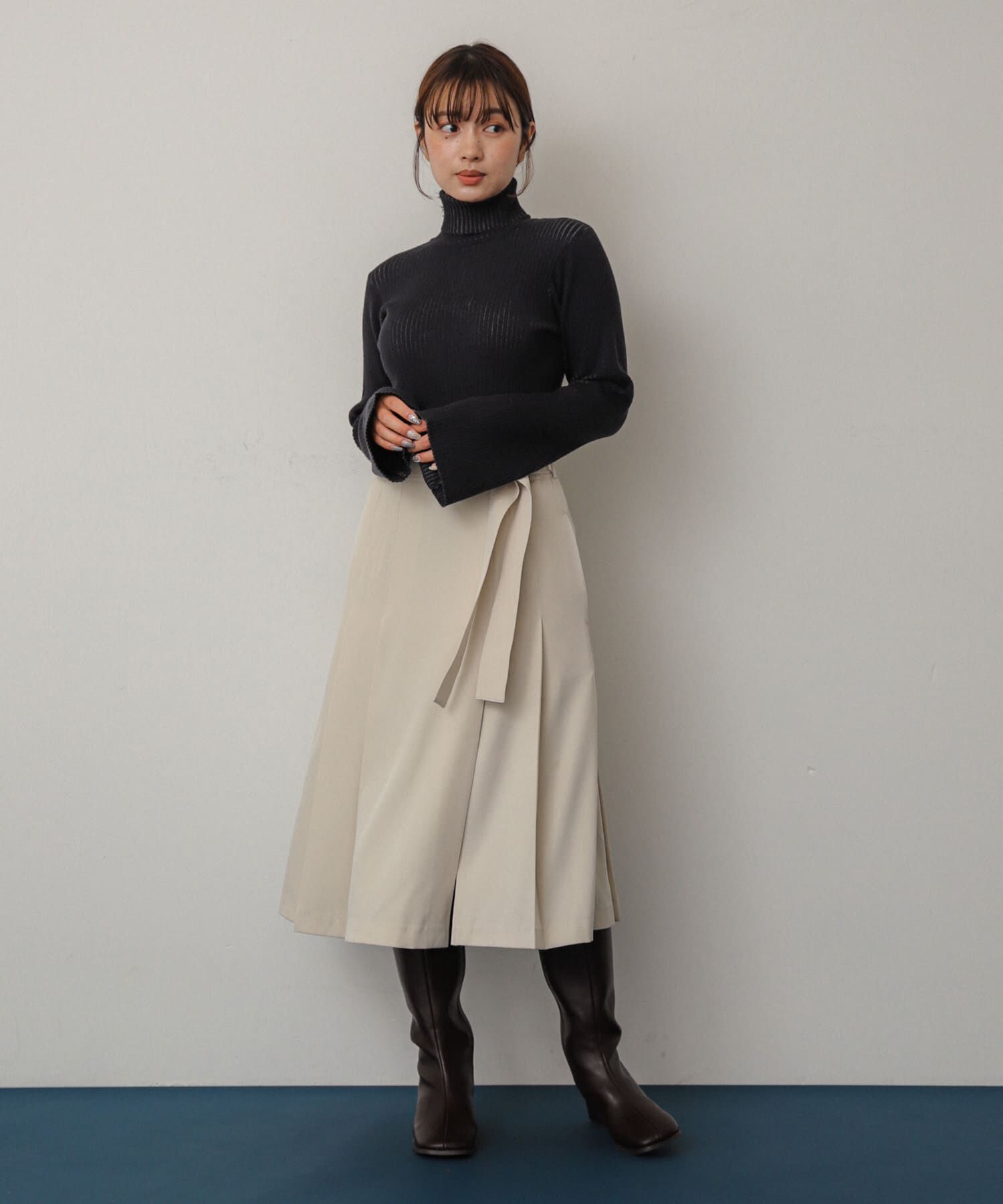 SENSE OF PLACE by URBAN RESEARCH「プリーツミディスカート」|スカート|