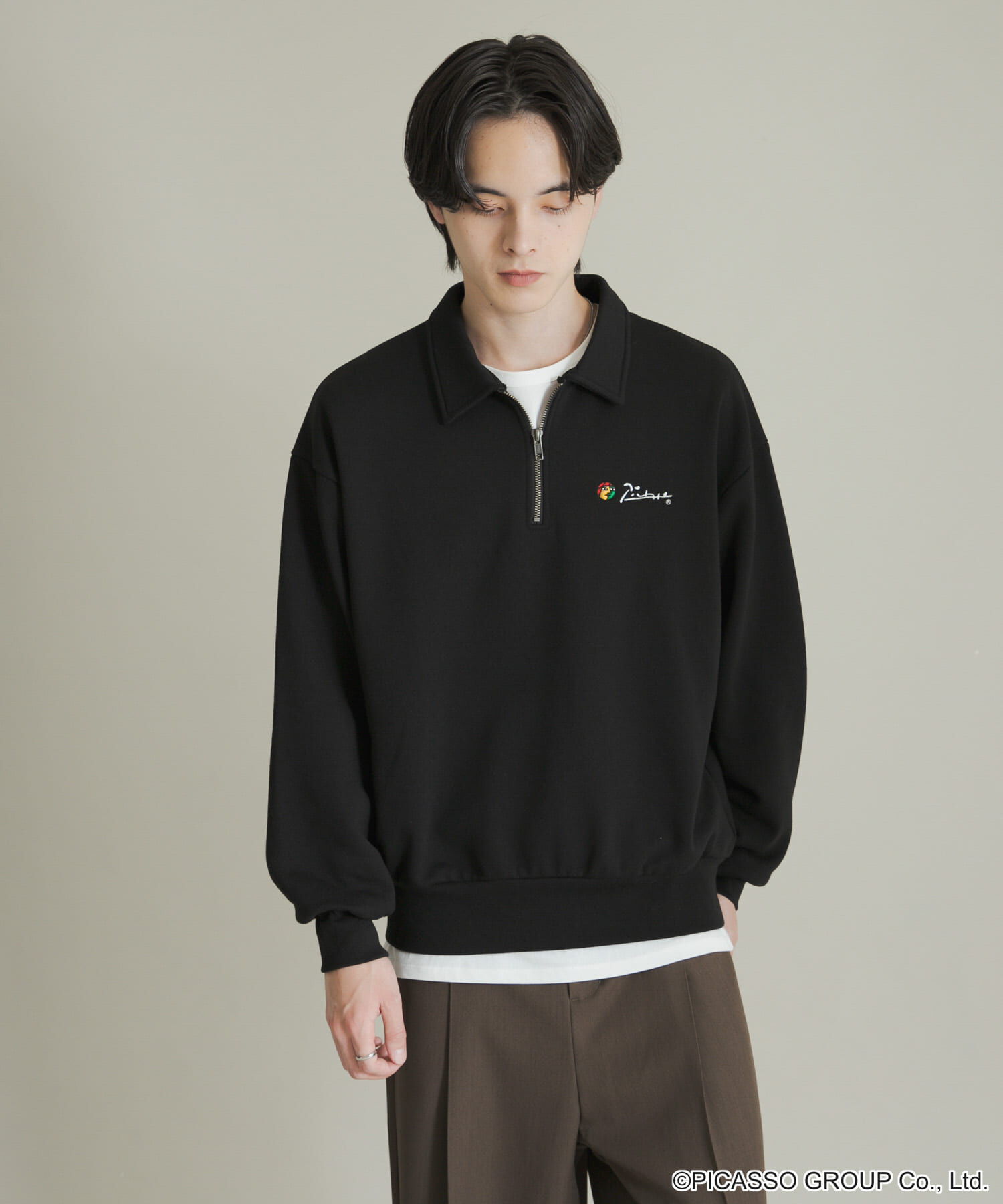 SENSE OF PLACE by URBAN RESEARCH「PICASSO ハーフジップスウェット」|スウェット・ジャージ|
