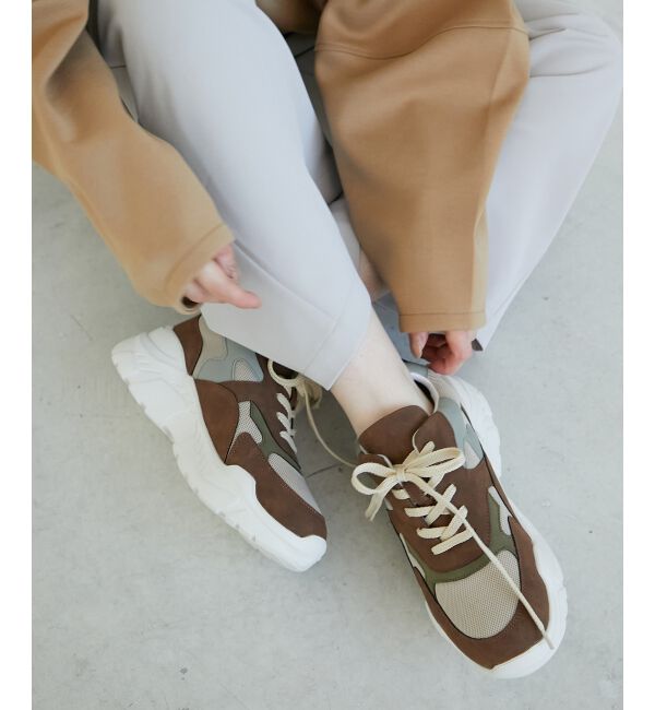  「《WEB限定アイテム》クッションソールボリュームスニーカー」|スニーカー|