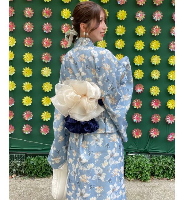  「ワンピでも着れる2WAY浴衣」|その他|ブルー柄