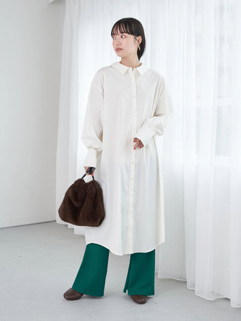 earth music&ecology「シャツワンピース」|ワンピース|