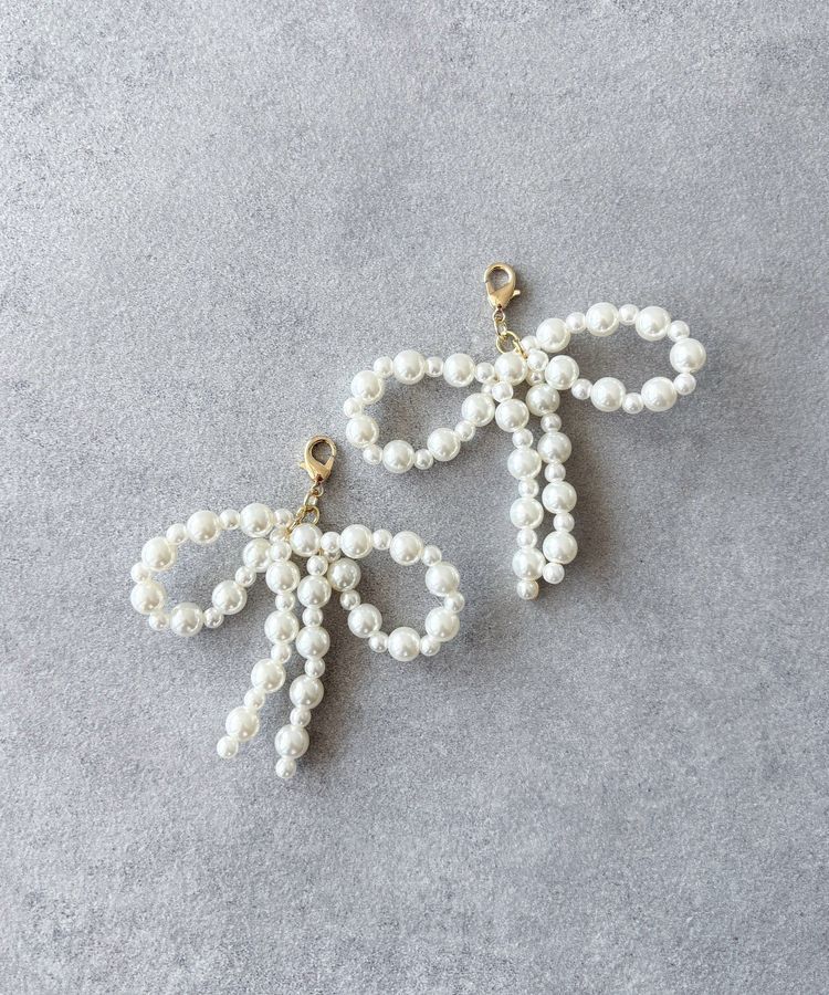 Maison de FLEUR「パールリボンチャームセット」|その他|