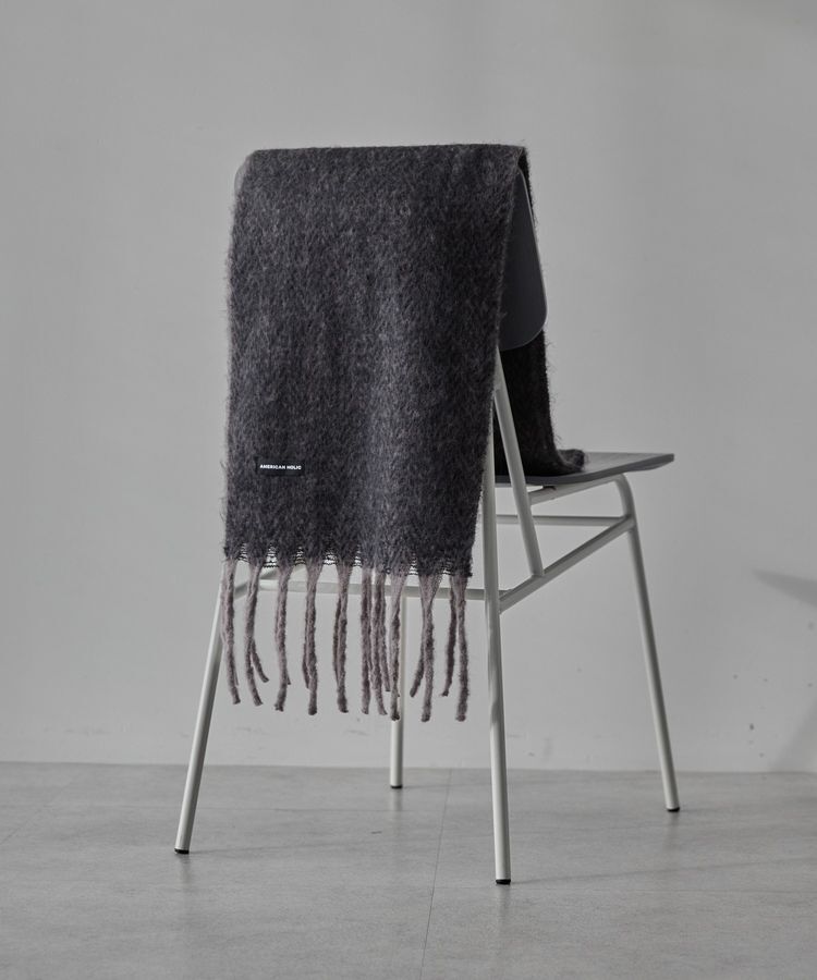 AMERICAN HOLIC「バイカラーシャギーマフラー」|マフラー|