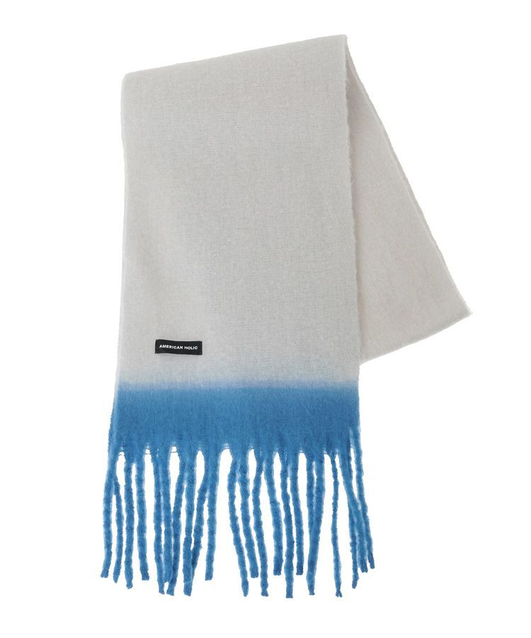 AMERICAN HOLIC「バイカラーシャギーマフラー」|マフラー|