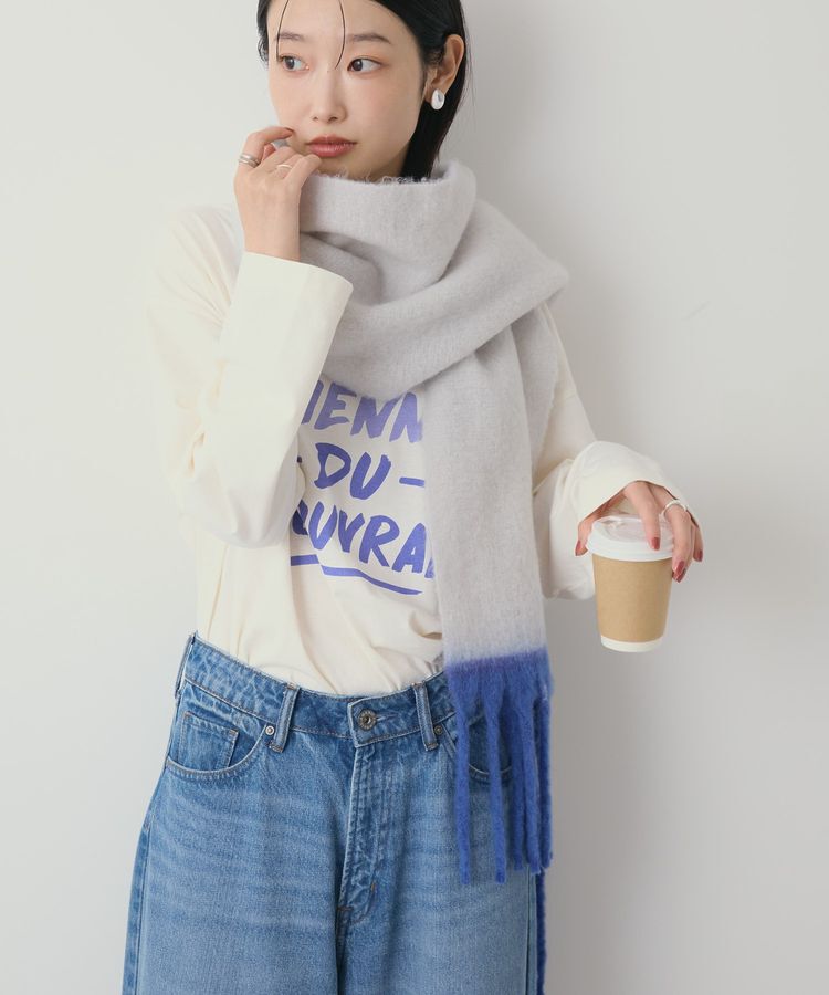 AMERICAN HOLIC「バイカラーシャギーマフラー」|マフラー|