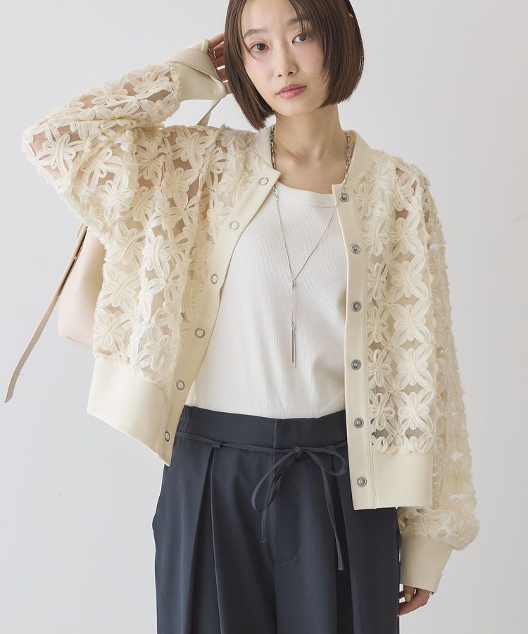 AMERICAN HOLIC「アートレースカーディガン」|カーディガン|