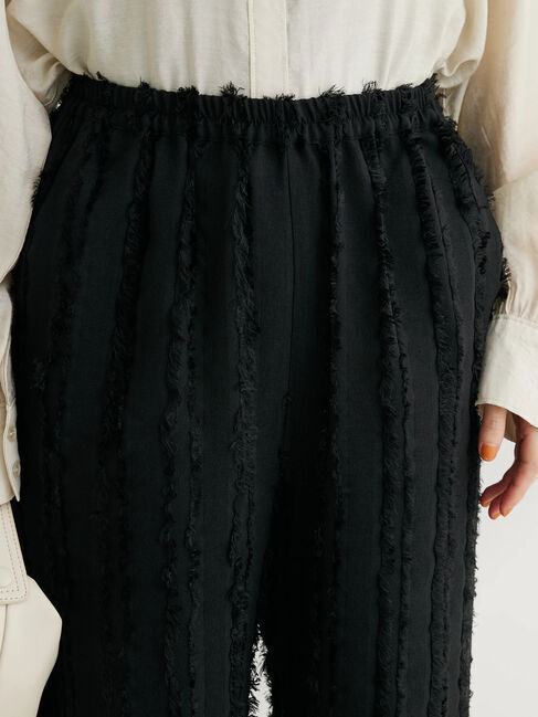  「・SUGAR SPOON フリンジジャカードパンツ」|その他|