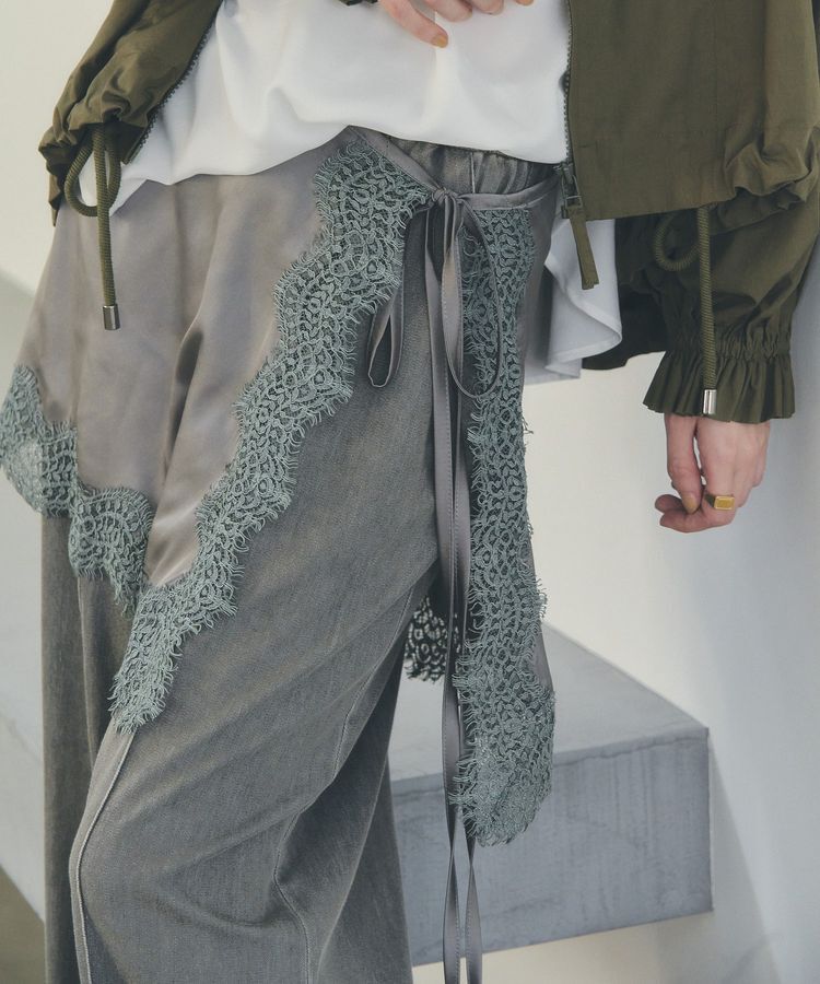 Editt by YECCA VECCA「【2点SET】レイヤードワイドパンツ」|その他|