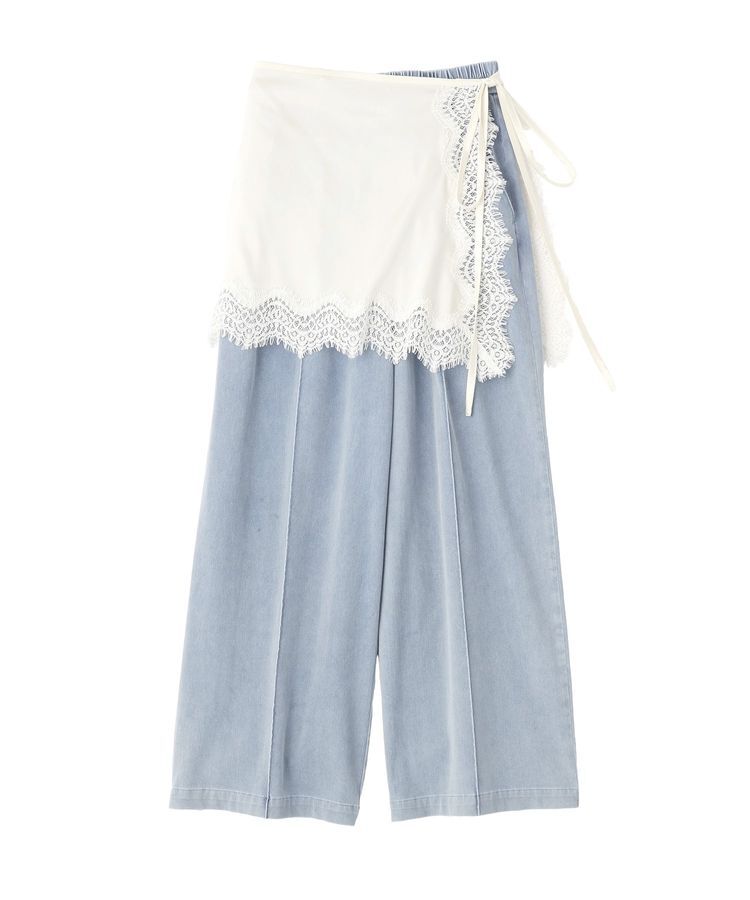 Editt by YECCA VECCA「【2点SET】レイヤードワイドパンツ」|その他|