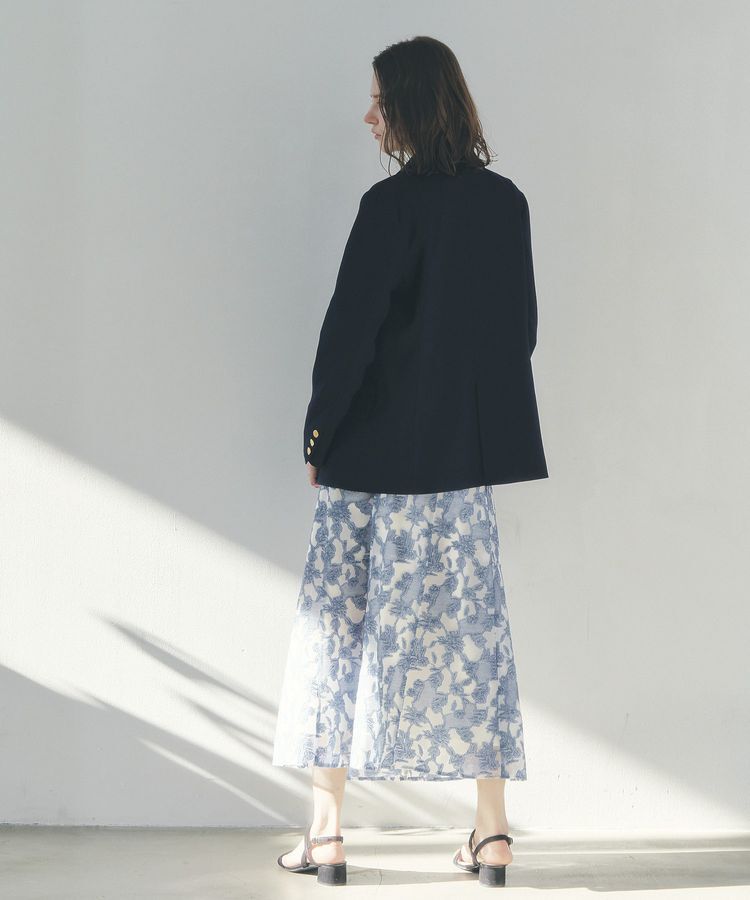 YECCA VECCA「シアーレース柄マーメイドスカート」|スカート|