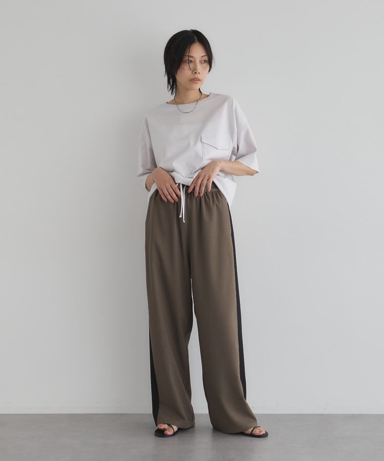 GARAGE OF GOOD CLOTHING「無地サイドラインドロストパンツ」|その他|