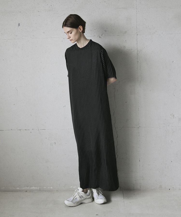 GARAGE OF GOOD CLOTHING「ストライプ半袖ワンピース」|ワンピース|
