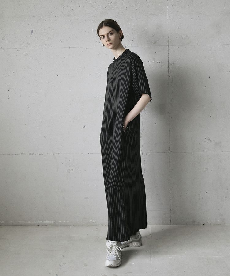 GARAGE OF GOOD CLOTHING「ストライプ半袖ワンピース」|ワンピース|