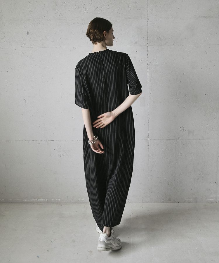 GARAGE OF GOOD CLOTHING「ストライプ半袖ワンピース」|ワンピース|
