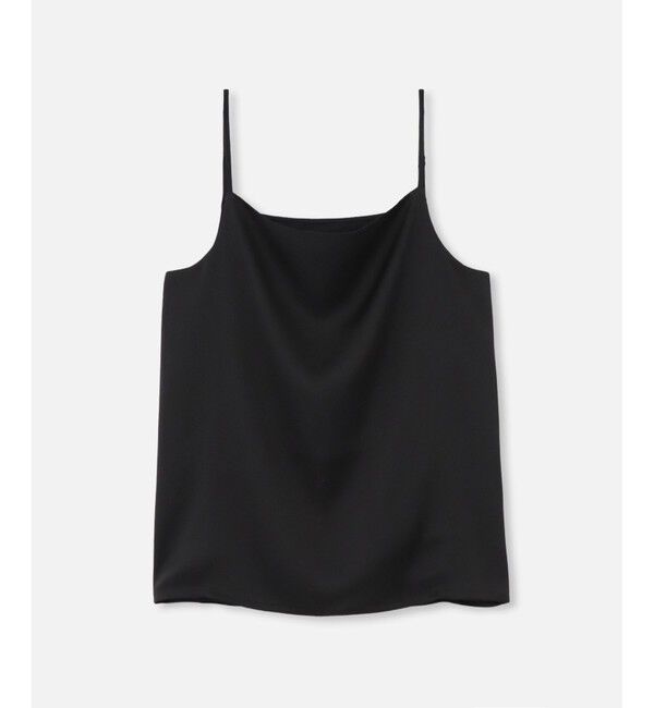 LOULOU WILLOUGHBY「◇【LOULOU WILLOUGHBY】サテンキャミソール」|Tシャツ・カットソー|ブラック